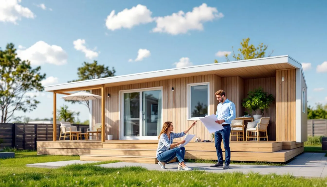 Vivre dans un mobil-home sur mon terrain privé, installation résidentielle mobile